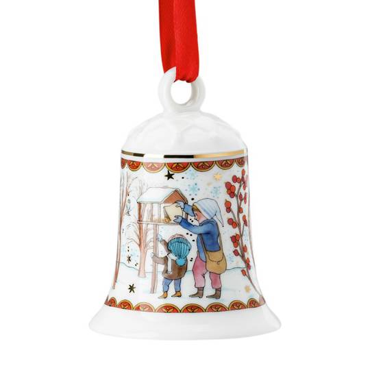 Hutschenruether Annual Porcelain Christmas Bell 2021